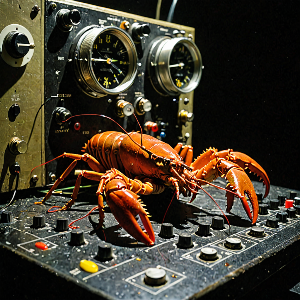AI-generated surreal art for: The Calculus of the Abyssal Transmitter