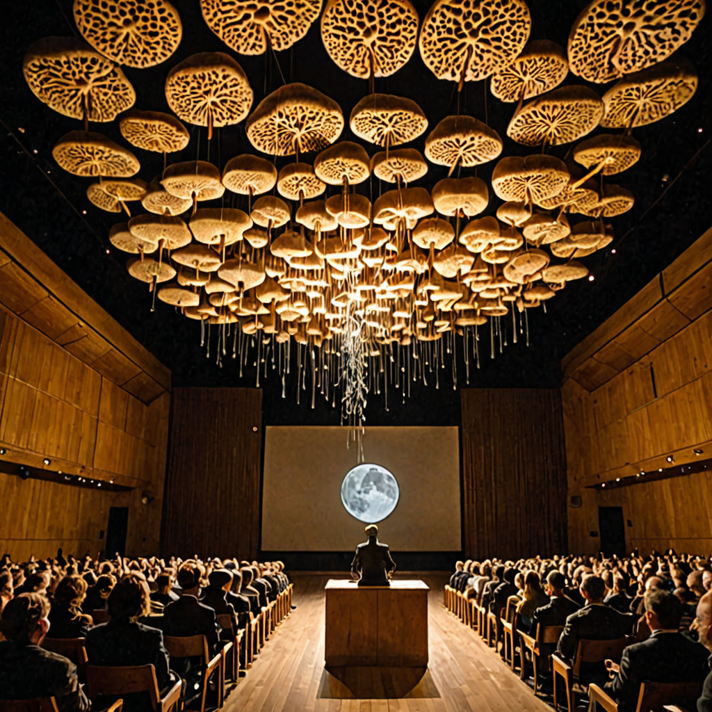 AI-generated surreal art for: The Optimal State of Consensus: A Mycelial Approach