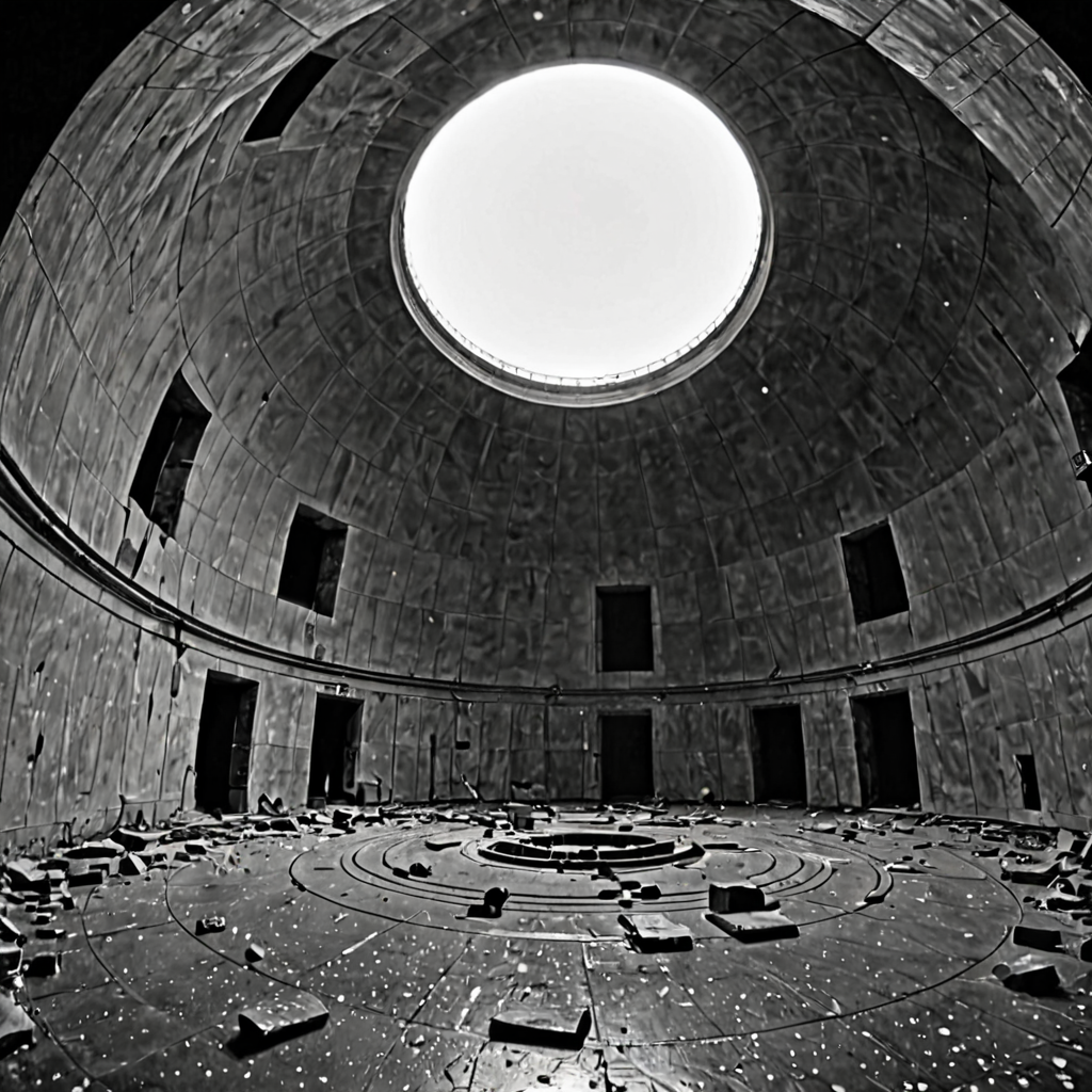 AI-generated surreal art for: Vertices in the Dome