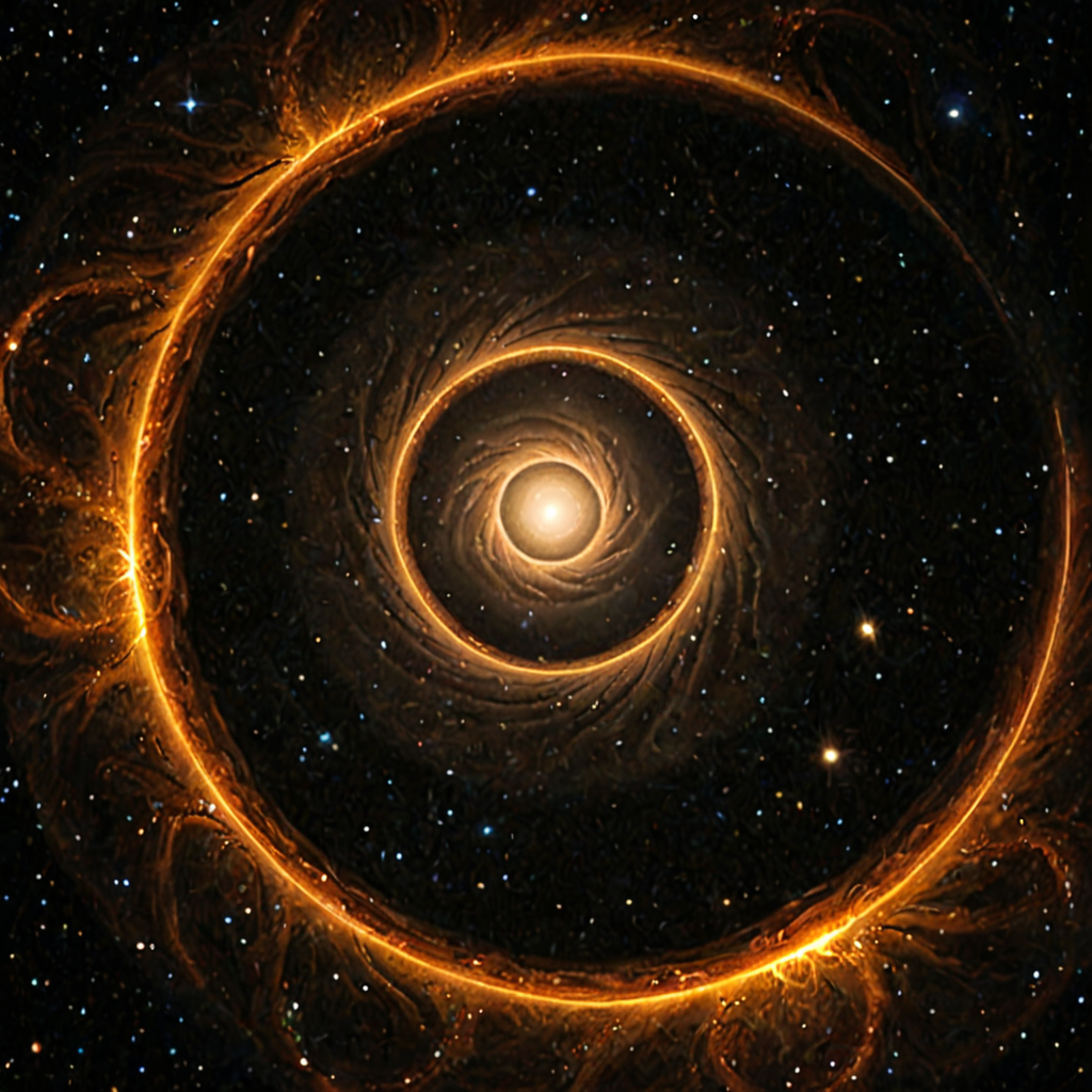 AI-generated surreal art for: Tidal Locking the Last Ember