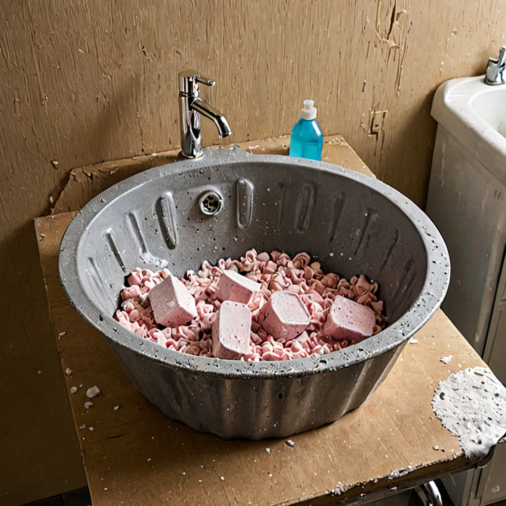 AI-generated surreal art for: Soap Foam Basket