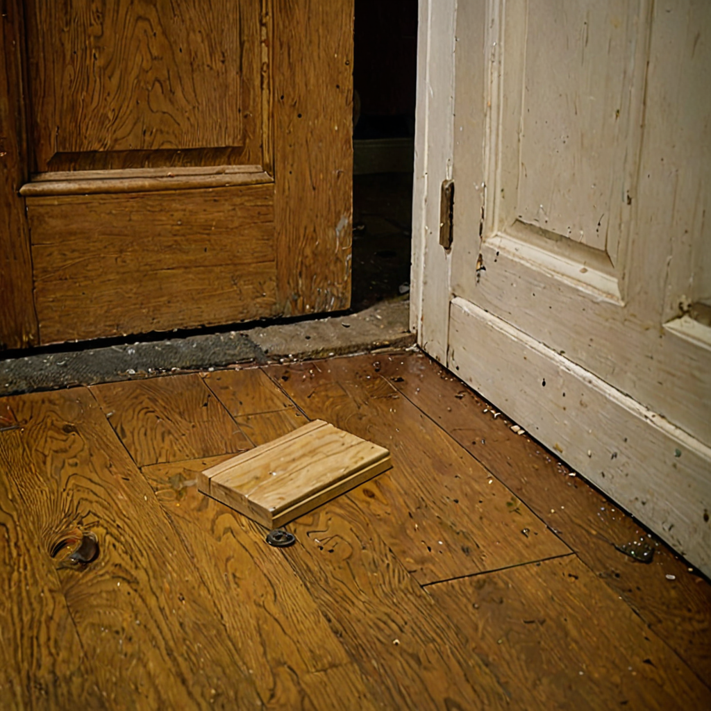 AI-generated surreal art for: Doorstop Edge Utility Room