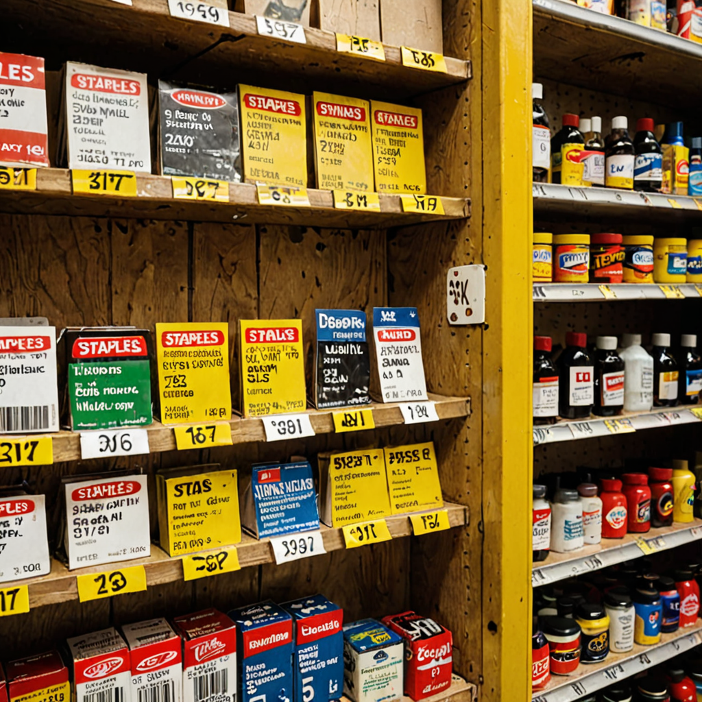 AI-generated surreal art for: Staples Organize The Shelf