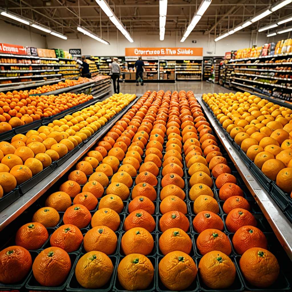 AI-generated surreal art for: Perfect Orange Center