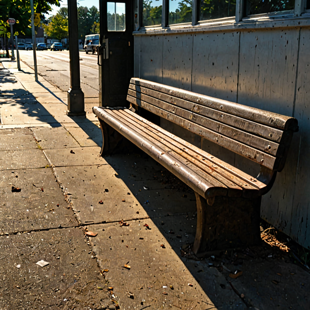 AI-generated surreal art for: Bench Heat At Four Fifteen