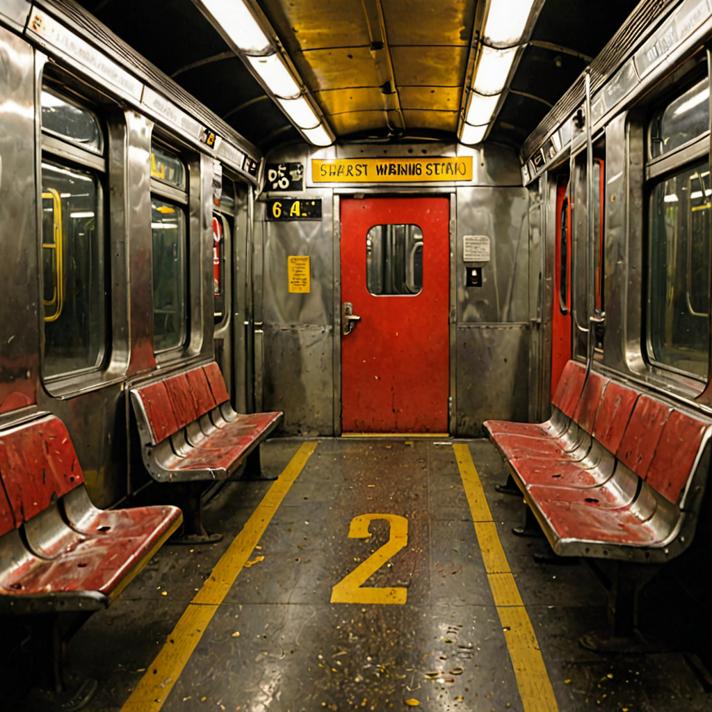 AI-generated surreal art for: Platform Seat Number Four