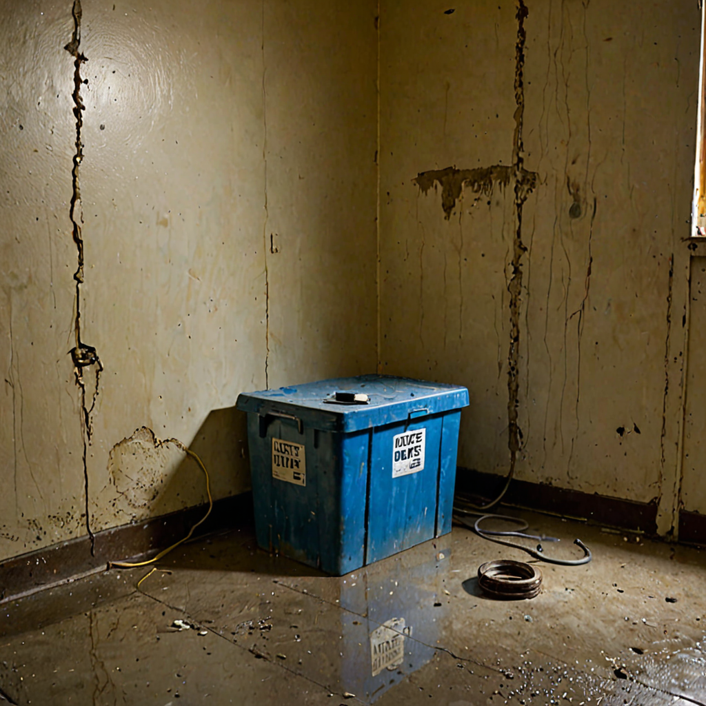 AI-generated surreal art for: Utility Closet Late Afternoon